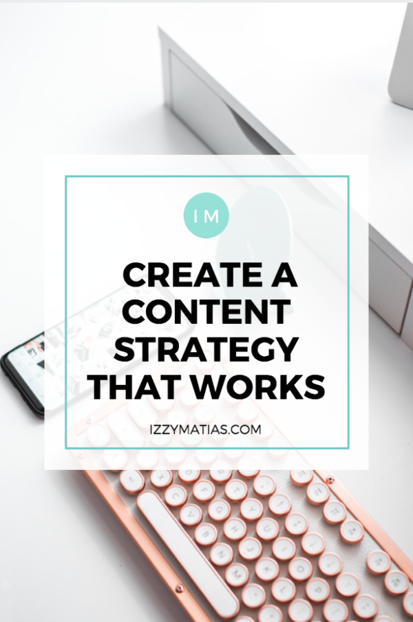 How to Create a Content Strategy Plan That Works – IZZY MATIAS