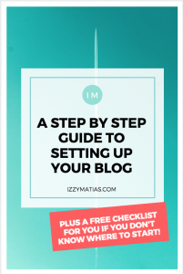 Here's a step by step guide on how to set up a successful blog plus a free blogging checklist