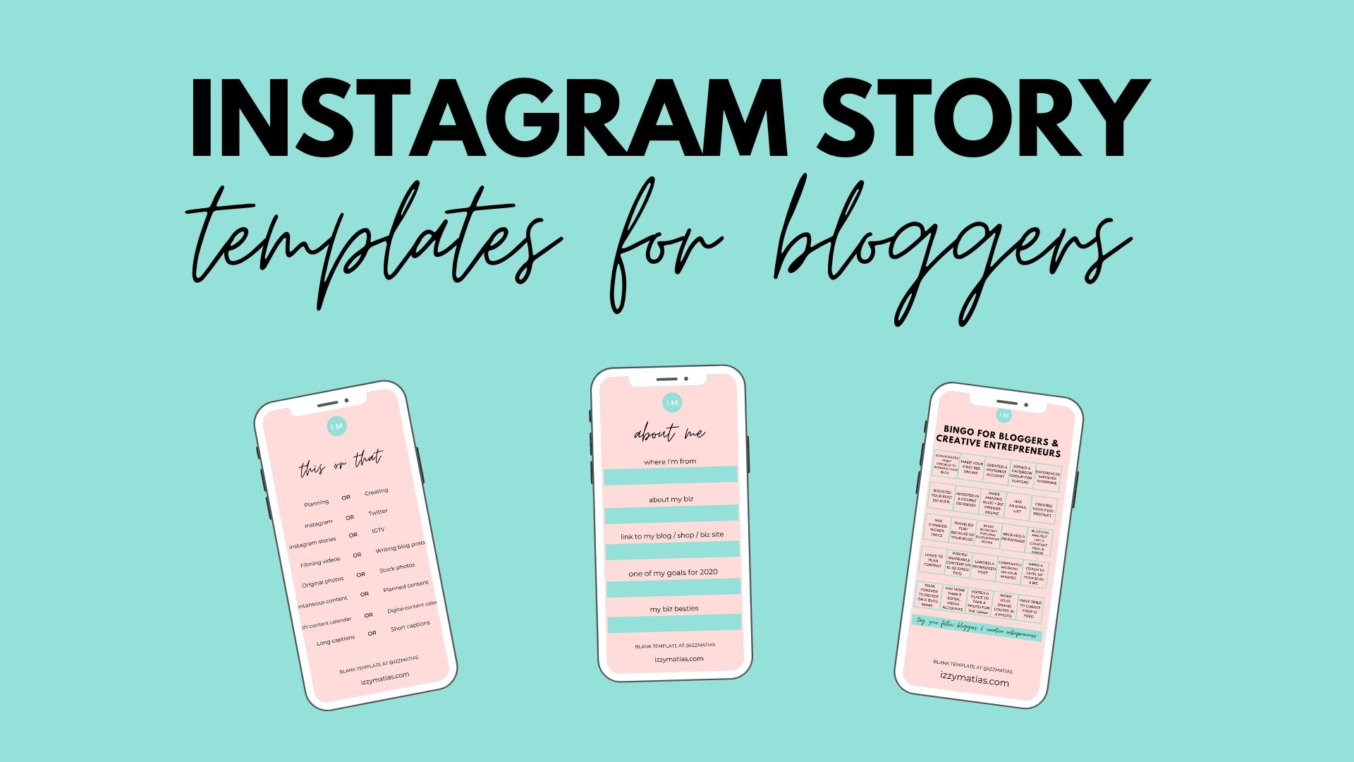 Have Fun With These Instagram Story Templates IZZY MATIAS