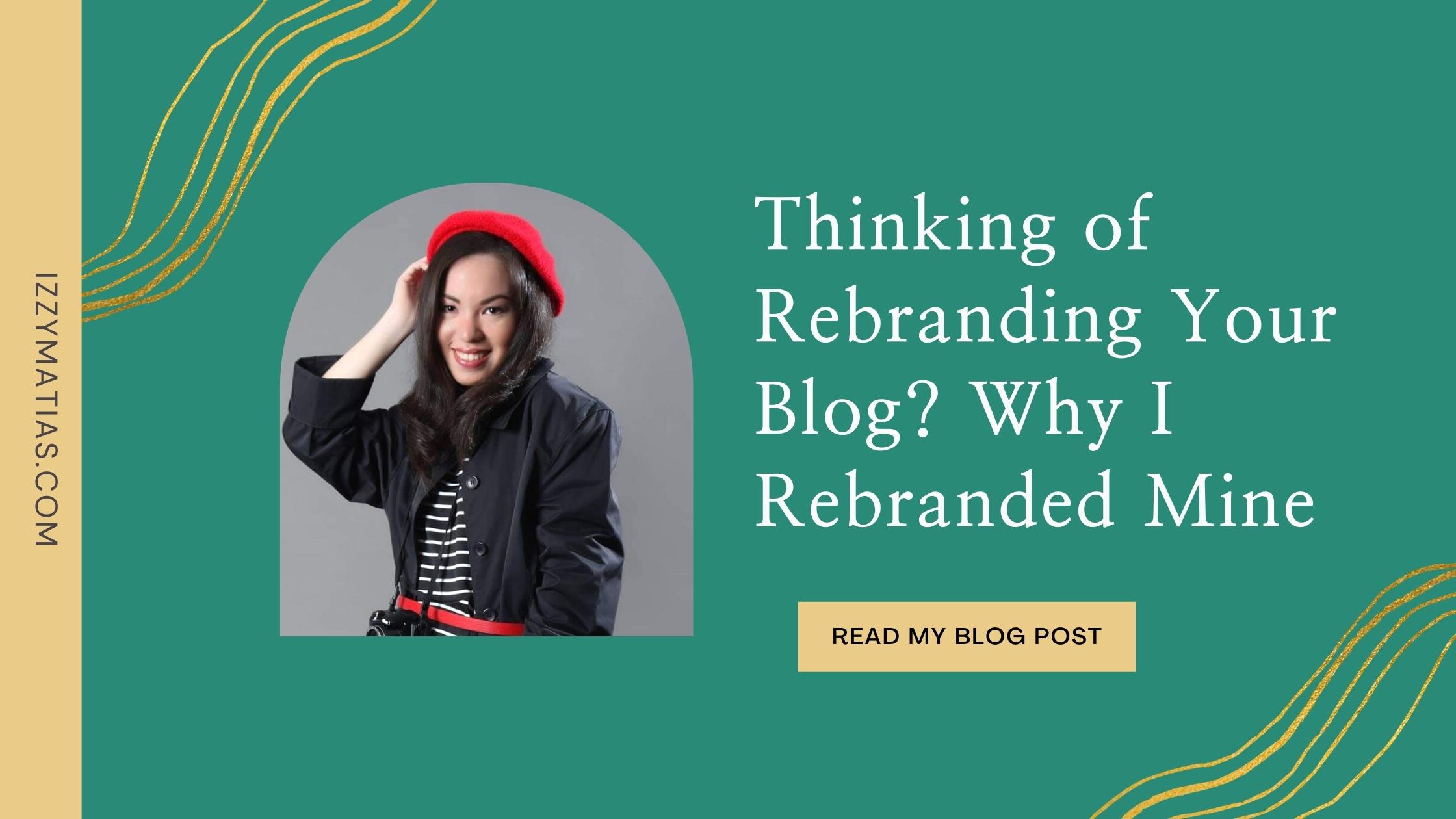 rebranding your blog header