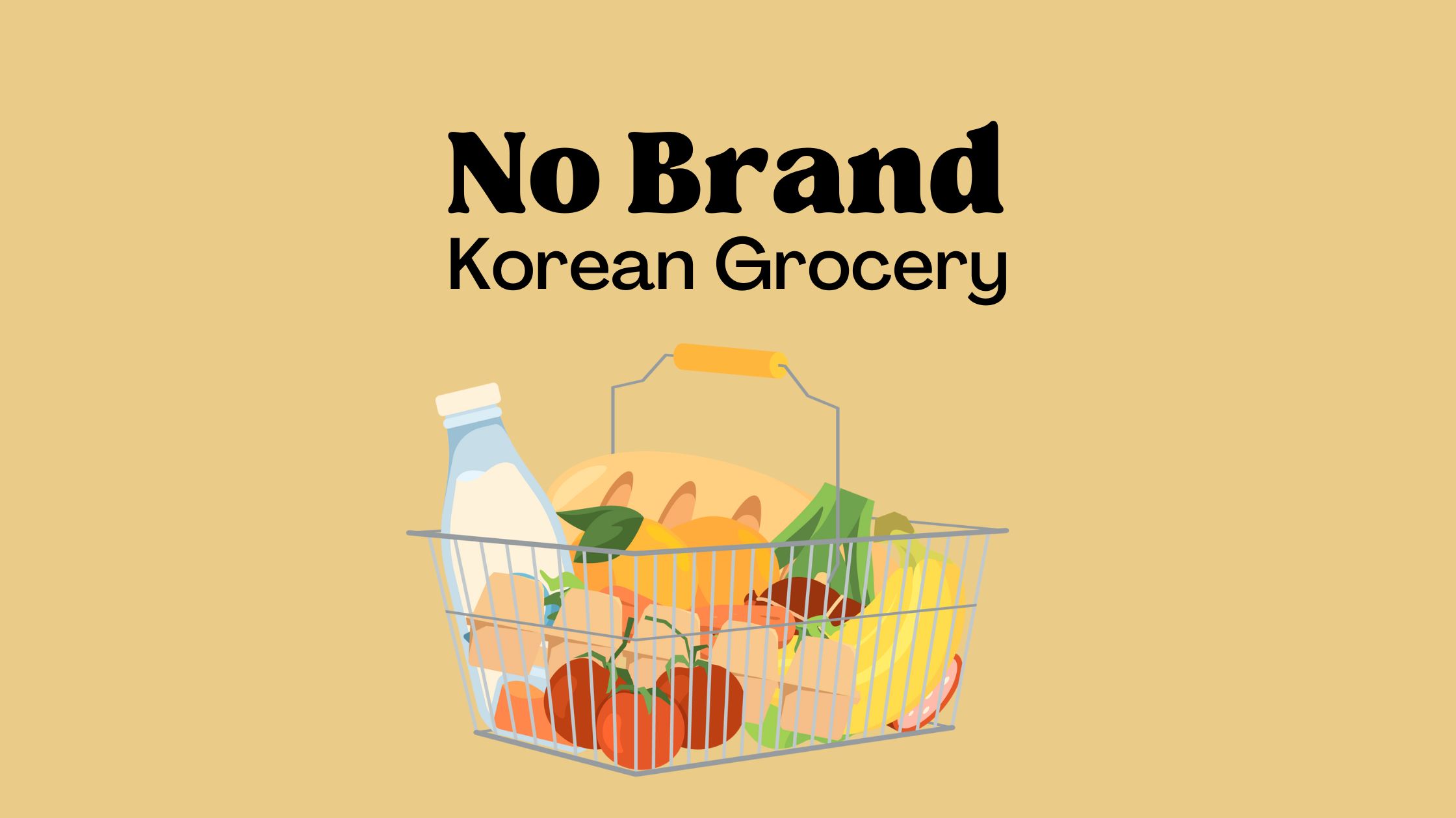 no brand korean store