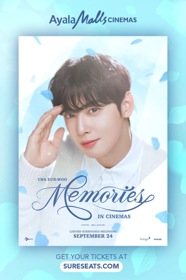 How to Watch and Get Tickets to Cha Eunwoo: Memories in Ayala Malls Cinemas