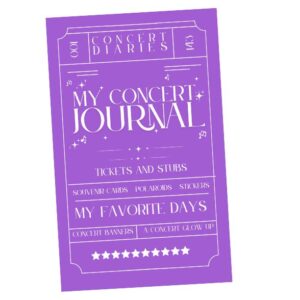 Digital Concert Journal (Editable on Canva)